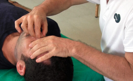 Shiatsu neurosedante en centro de formación ISMET Barcelona