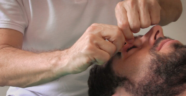 Shiatsu y órganos sensoriales vista, oído, olfato, en centro de formación ISMET Barcelona
