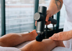 Terapia por vibración “pistola de percusión