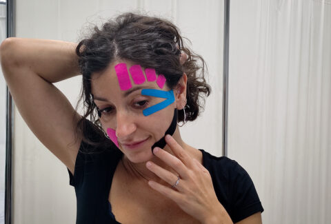 Kinesiotape aplicado a la estética, centro de formación en salud integrativa, Barcelona